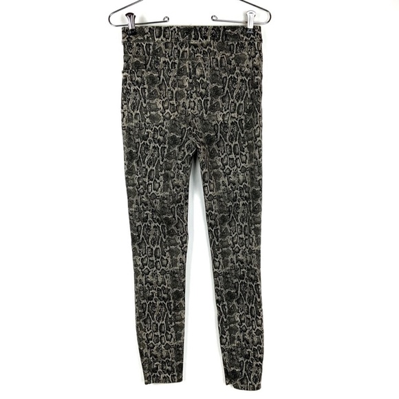 SPANX Jean-Ish Ankle Leggings Taupe Snake Print - Picture 7 of 11